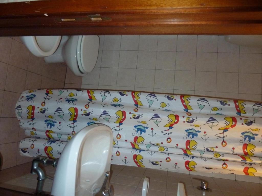 Koupelna v ubytování Hotel Bolognese