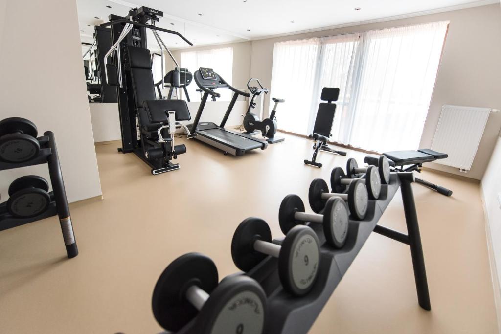 Posilňovňa alebo fitness centrum v ubytovaní Hotel Galanta
