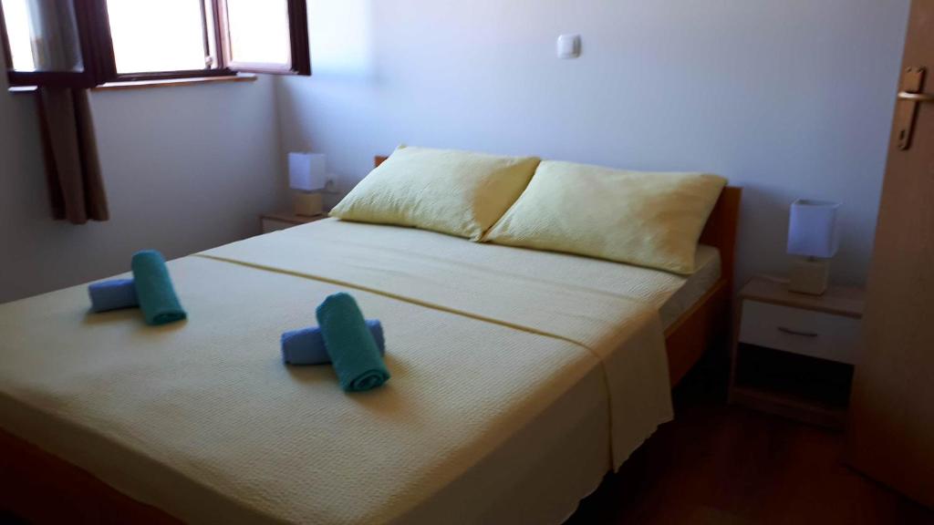 Una cama o camas en una habitación de Apartment Tea