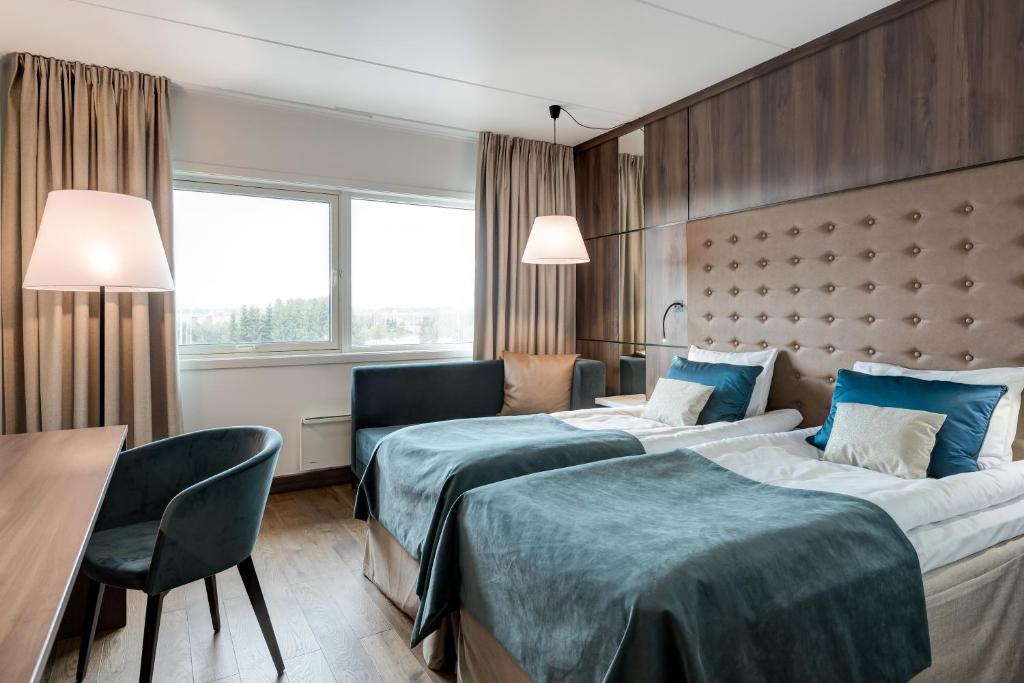 Postel nebo postele na pokoji v ubytování Quality Airport Hotel Gardermoen