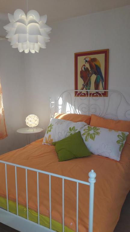 Łóżko lub łóżka w pokoju w obiekcie Apartments Gabriel