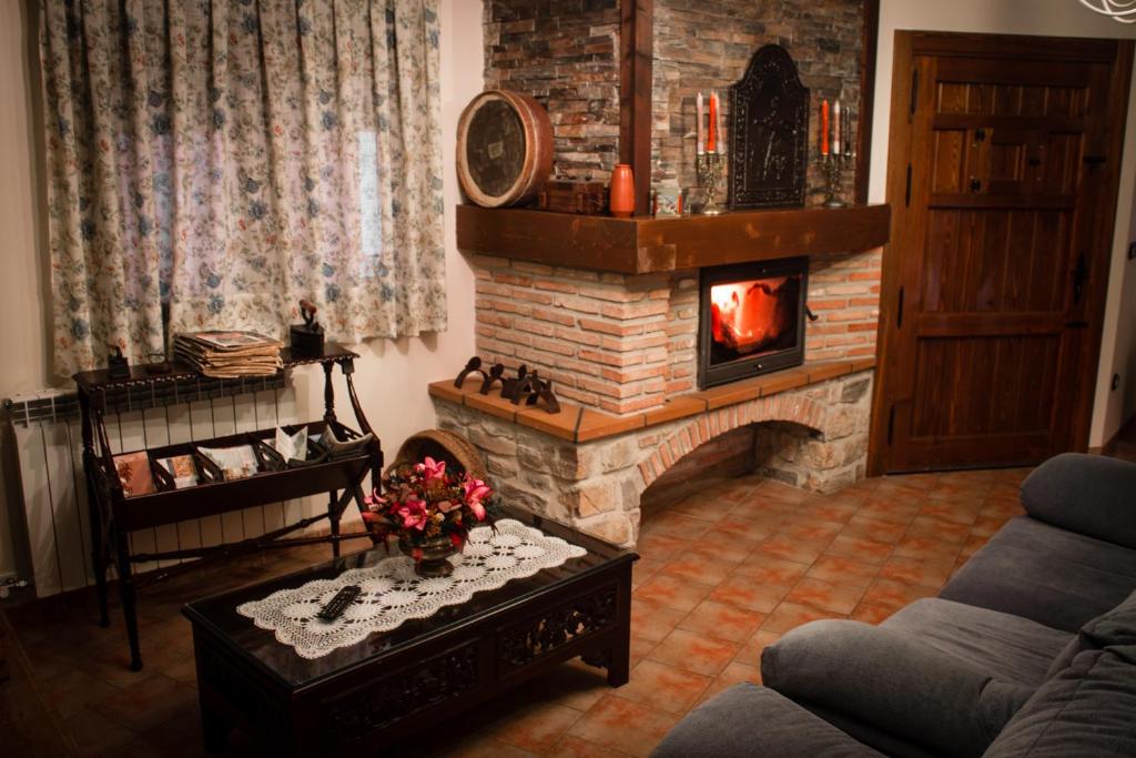Posezení v ubytování Casa Rural Teresa