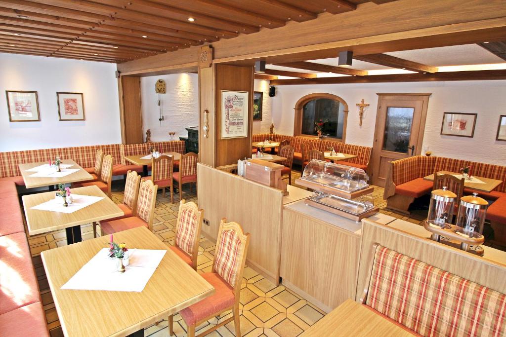 Restaurace v ubytování Das kleine Berghotel