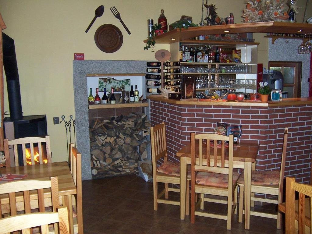 Lounge nebo bar v ubytování Penzion Severka