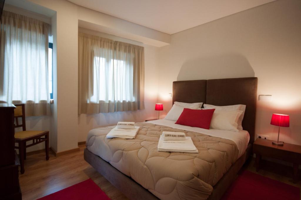 Quinta Vilar e Almardeにあるベッド