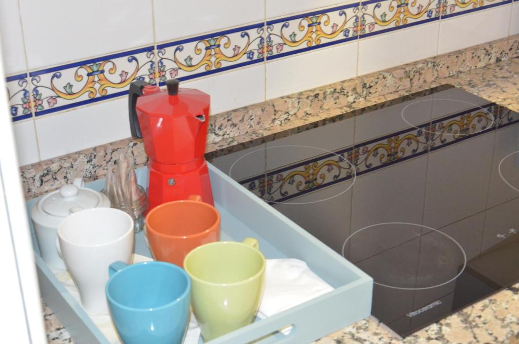 Kuchyňa alebo kuchynka v ubytovaní Apartamento San Jacinto