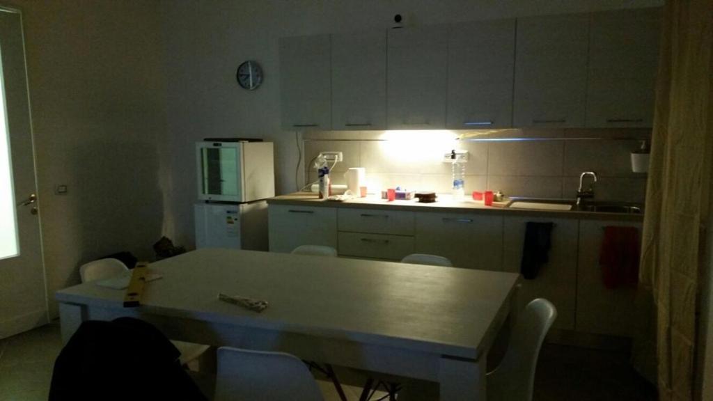 Kuchyň nebo kuchyňský kout v ubytování B&B Piazza Dante Nuoro
