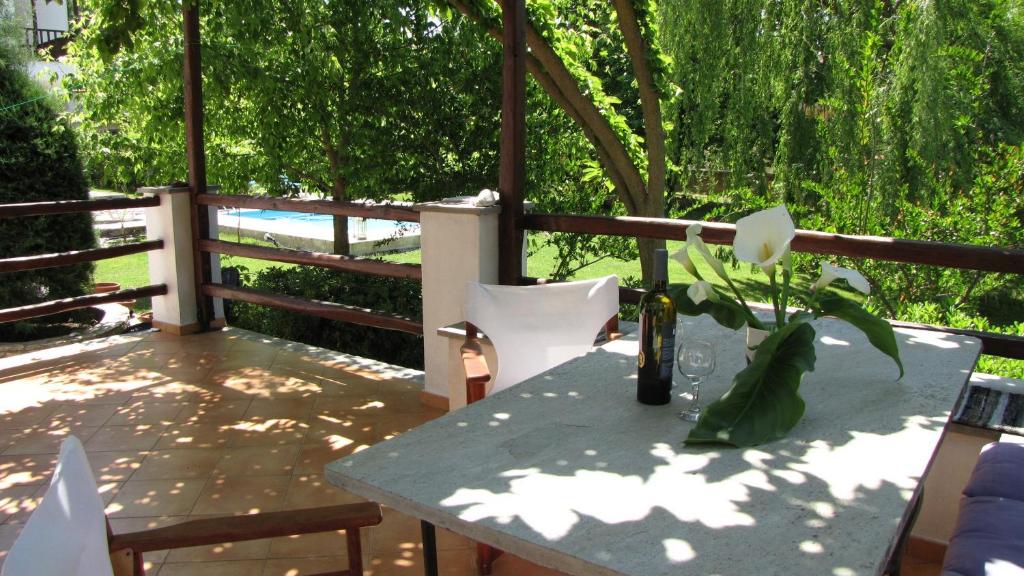 Balkon lub taras w obiekcie EL Villa Pelion