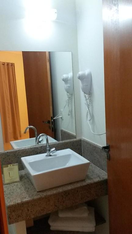 Koupelna v ubytování Itajubá Flat Hotel