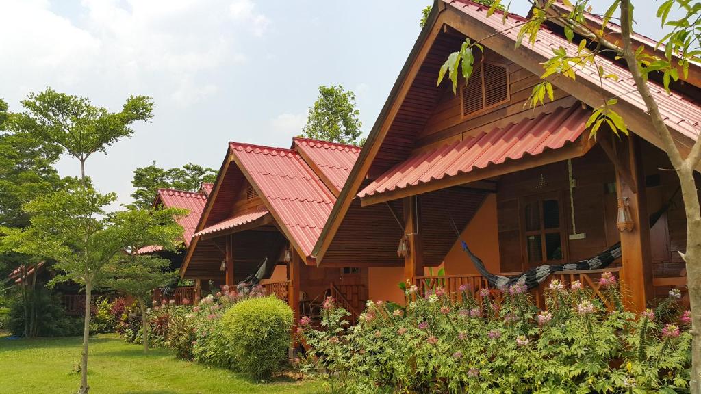 Zahrada ubytování Phu View Guesthouse