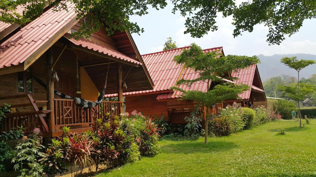 Zahrada ubytování Phu View Guesthouse