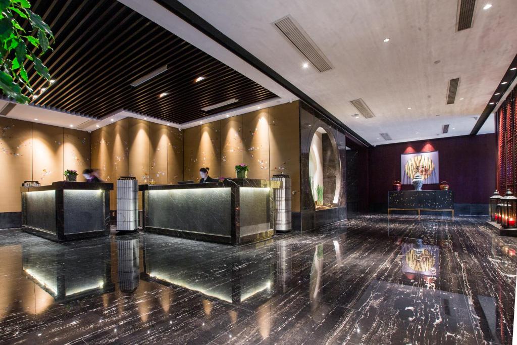Posezení v ubytování Yiwu Kasion Purey Hotel