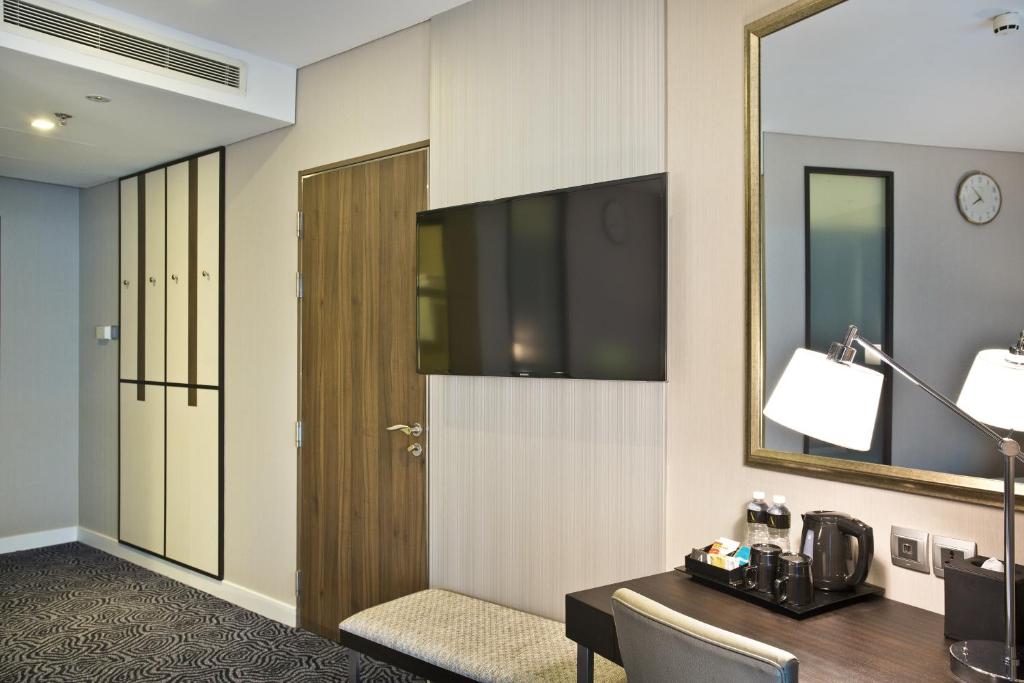 Kuchyň nebo kuchyňský kout v ubytování Ambassador Transit Hotel - Terminal 3