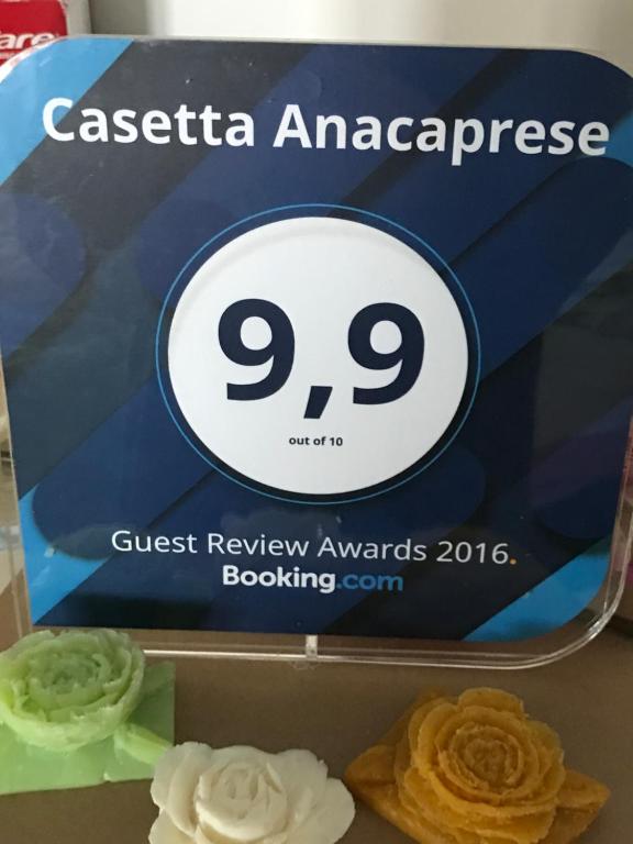 Certifikát, hodnocení, plakát nebo jiný dokument vystavený v ubytování Casetta Anacaprese