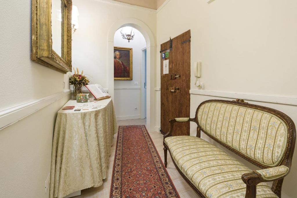 Posezení v ubytování Vecchia Verona Rooms & Apartments