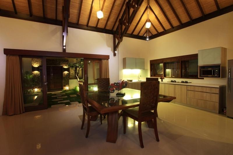 Kuchyň nebo kuchyňský kout v ubytování Ananda Private Villa