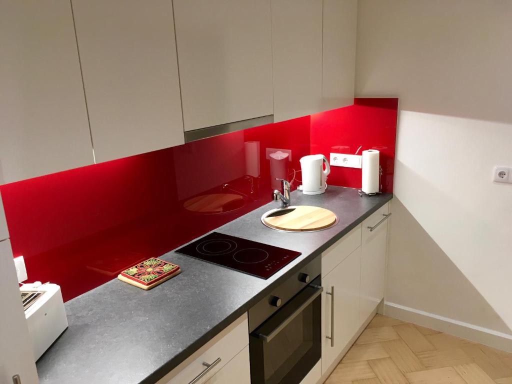 Kuchyňa alebo kuchynka v ubytovaní Apartment Philadelphia Vienna