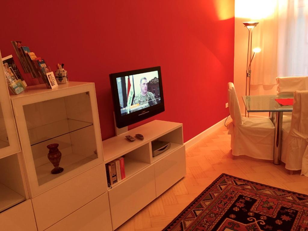 Televízia a/alebo spoločenská miestnosť v ubytovaní Apartment Philadelphia Vienna