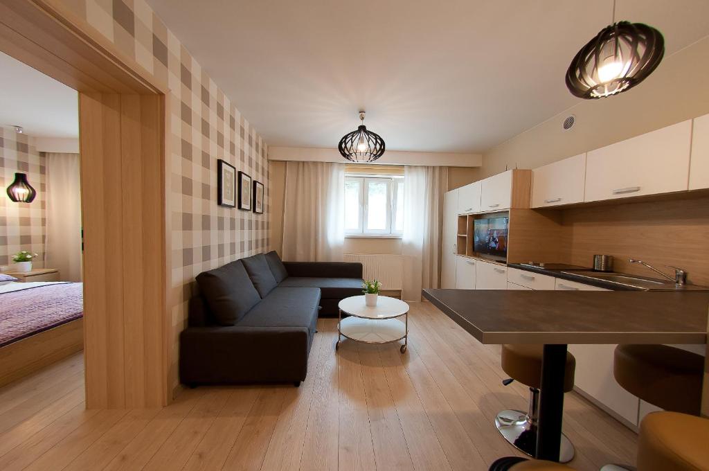 Posezení v ubytování Apartamenty Przy Świerku