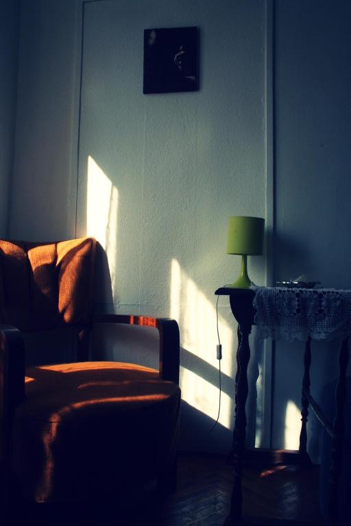Posezení v ubytování Kaleidoszkóp Ház Hostel