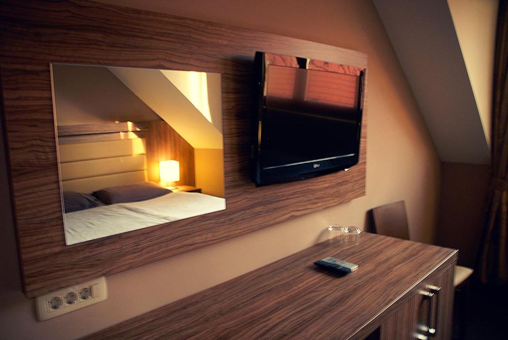 TV a/nebo společenská místnost v ubytování Hotel Opara