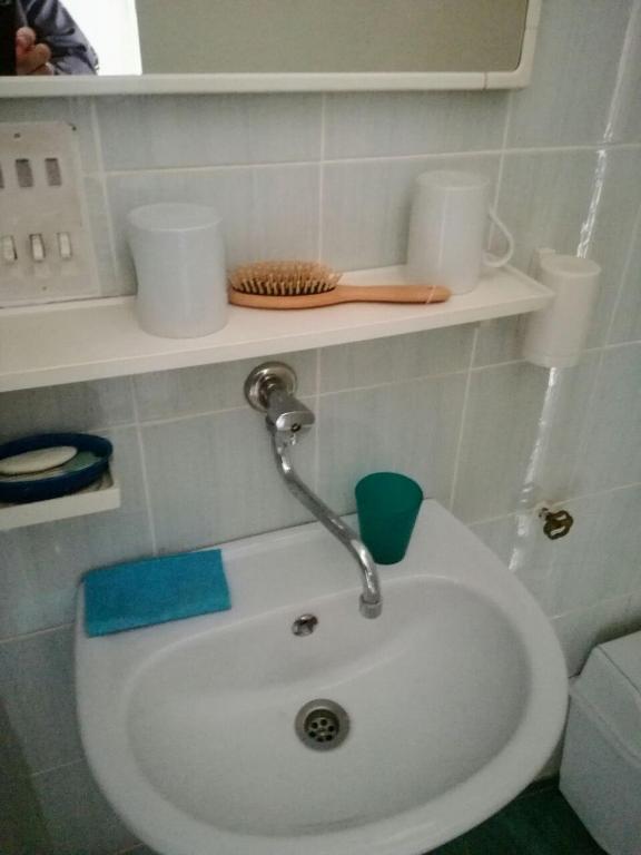 Koupelna v ubytování Guesthouse Nina