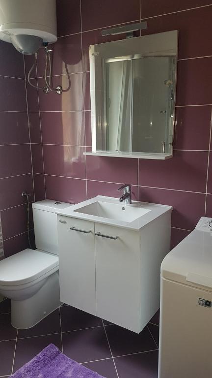 Koupelna v ubytování Apartment Azaleja