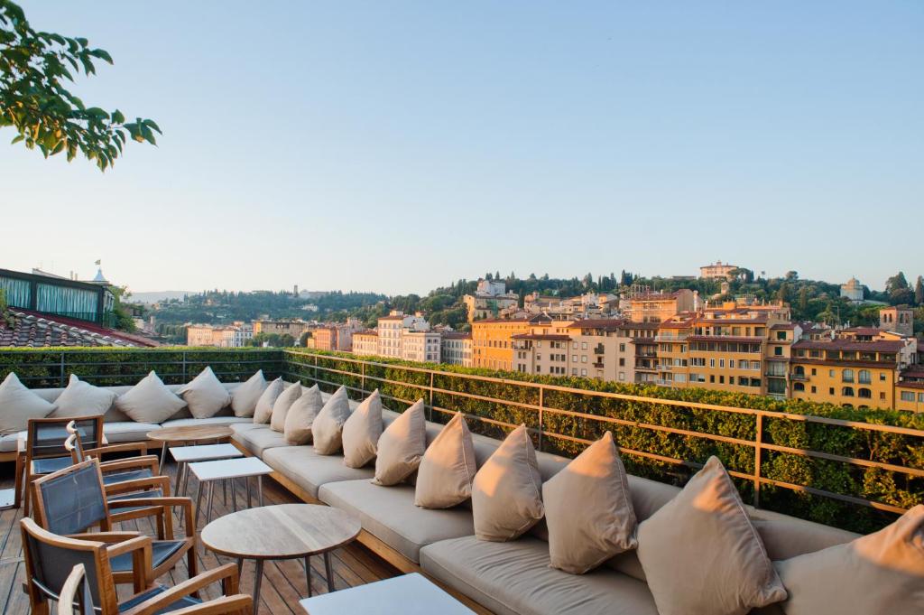 Balkón nebo terasa v ubytování Hotel Continentale - Lungarno Collection