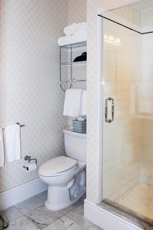 Koupelna v ubytování Hotel Providence