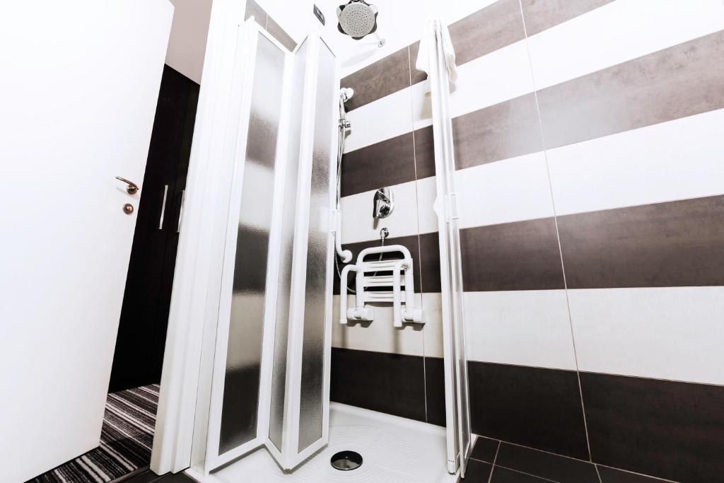 Koupelna v ubytování Hotel Principe Di Torino