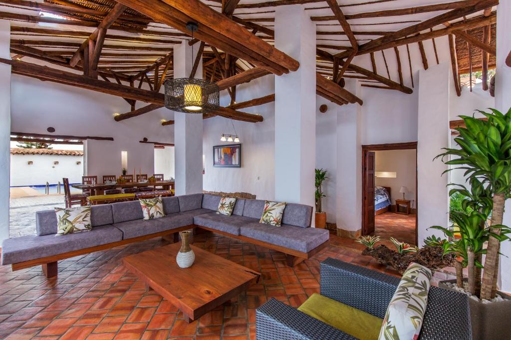 Posezení v ubytování Casa Bari El Jardin