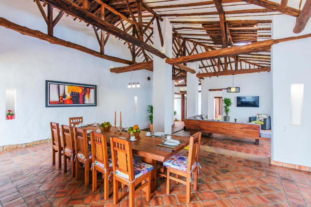 Posezení v ubytování Casa Bari El Jardin