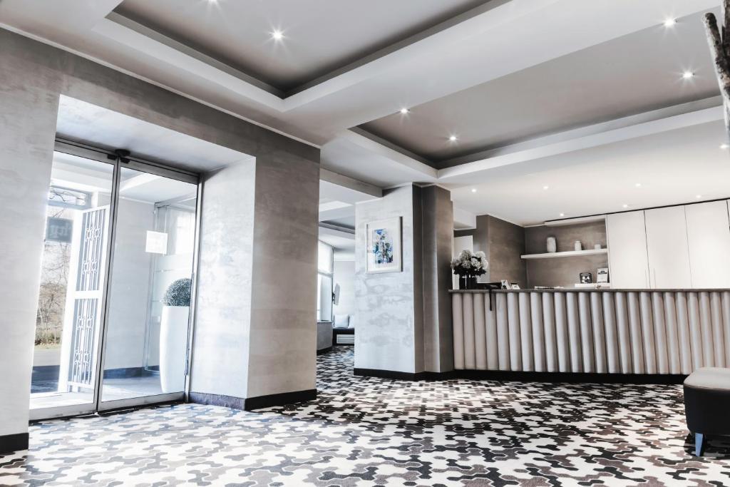 Kuchyň nebo kuchyňský kout v ubytování Hotel Principe Di Torino