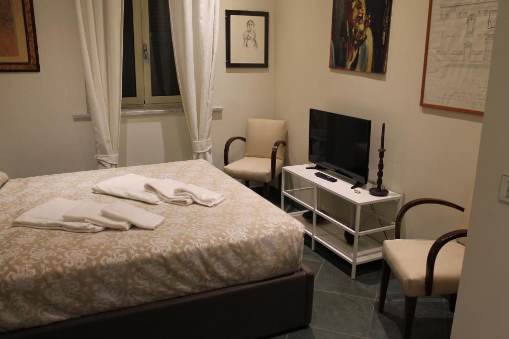 Telewizja i/lub zestaw kina domowego w obiekcie Villa Abbamer