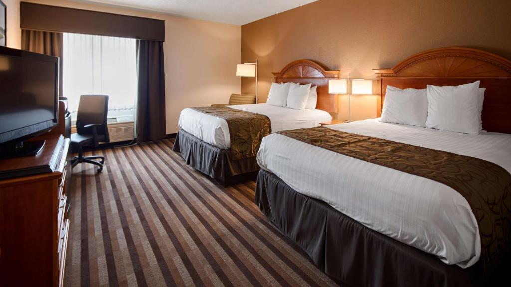 Ένα ή περισσότερα κρεβάτια σε δωμάτιο στο Best Western Rockland