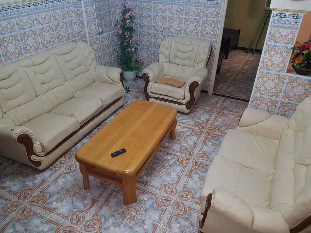 Posezení v ubytování Appartement alhoceima