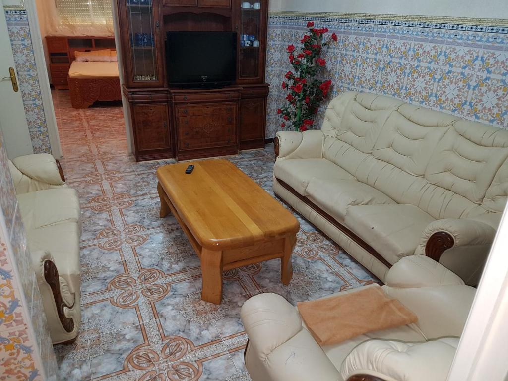 Posezení v ubytování Appartement alhoceima