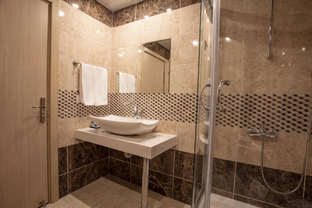Koupelna v ubytování Pamukkale Termal Ece Otel