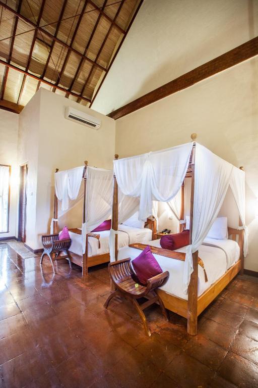 Posezení v ubytování Junjungan Ubud Hotel and Spa