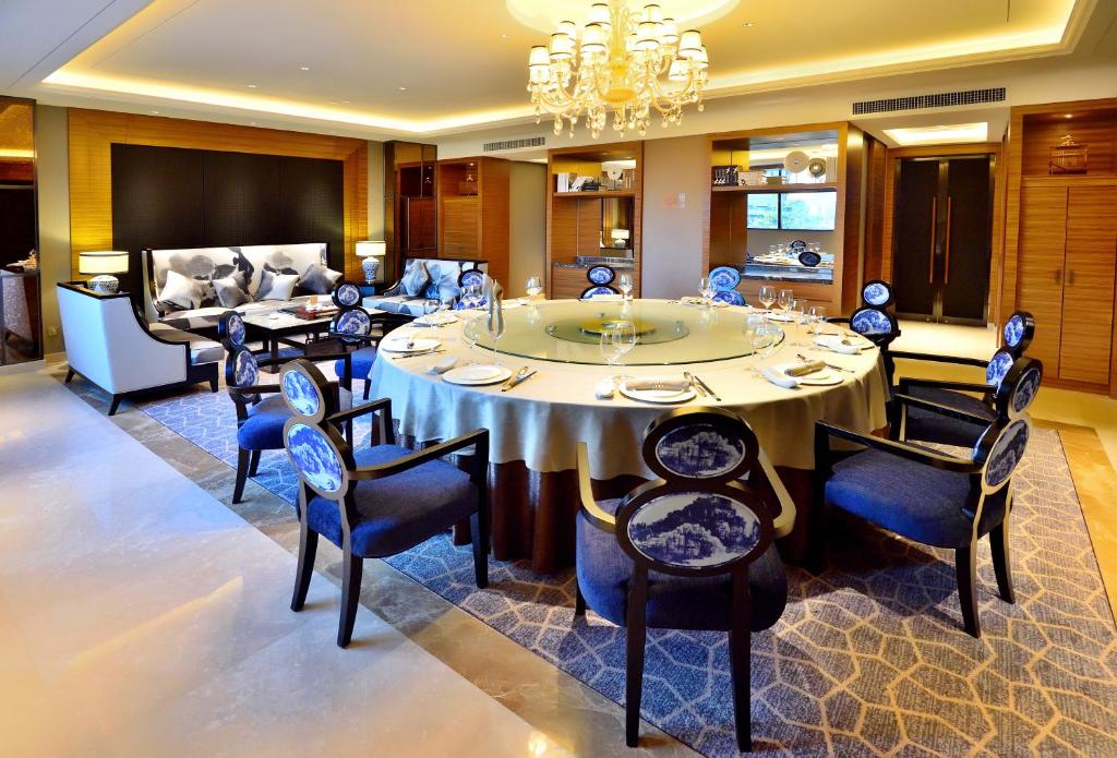 Posezení v ubytování Grand Skylight International Hotel Huizhou