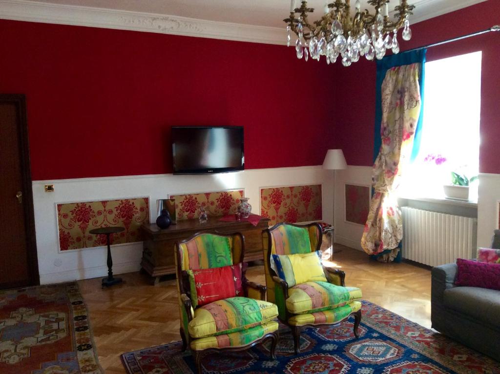 Posezení v ubytování Hotel Ponte Sassi