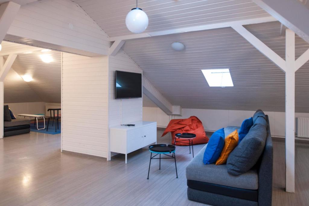 Posezení v ubytování Student Hostel