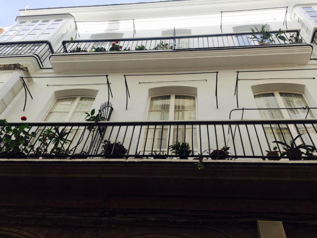 Balkón nebo terasa v ubytování Ático Falla