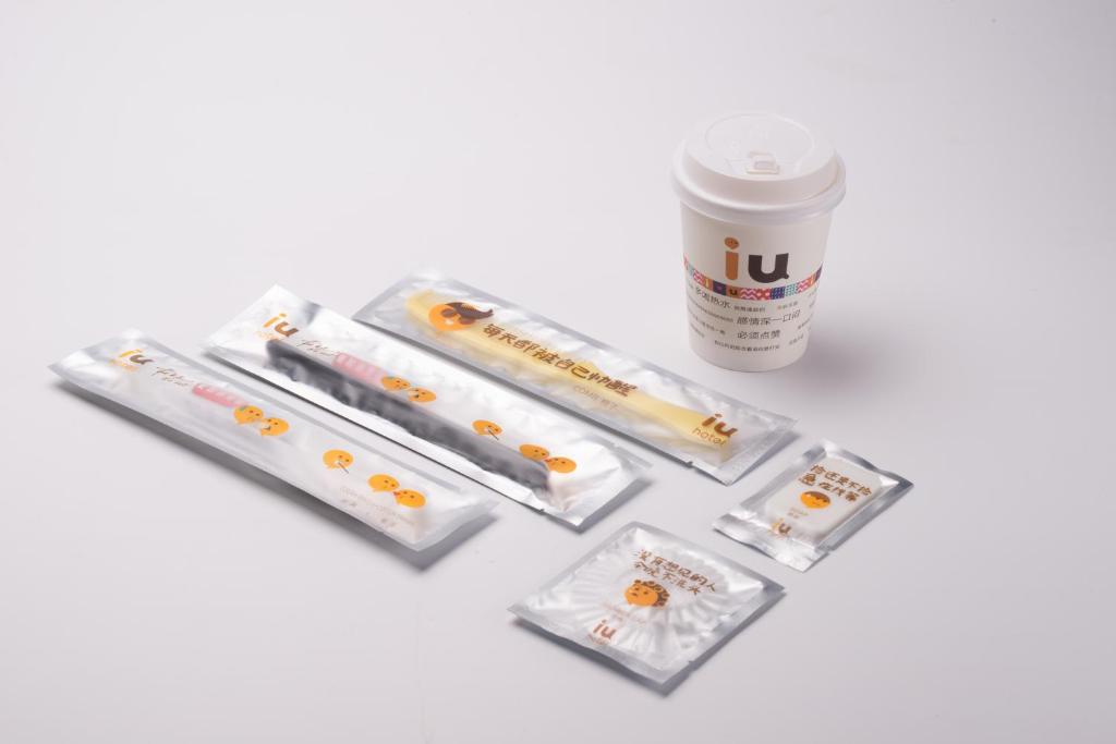 a pack of cigarettes and a bottle of pills at IU Hotel Hezhou Bus Terminal in Hezhou