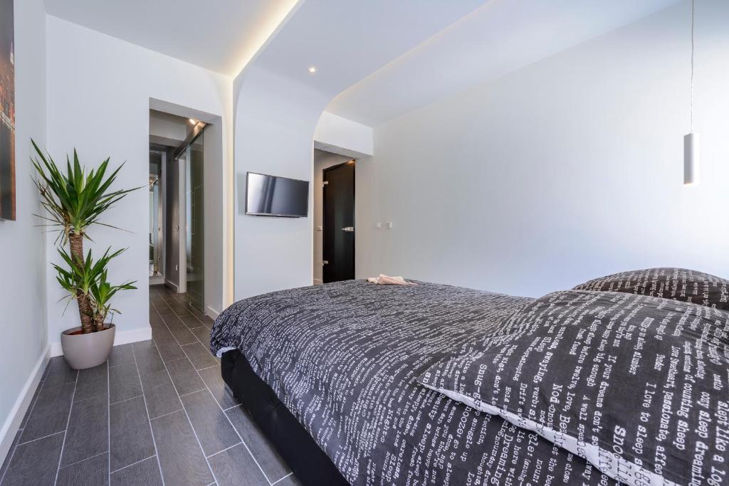 Posteľ alebo postele v izbe v ubytovaní Apartment LaVilla