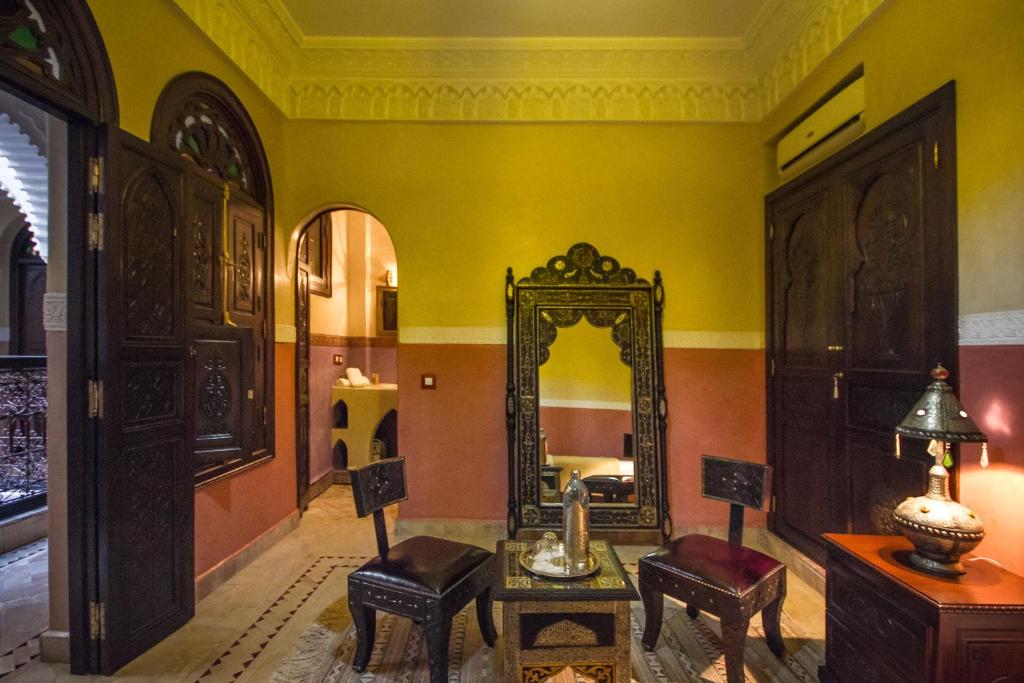 Un lugar para sentarse en Riad Lamya Marrakech