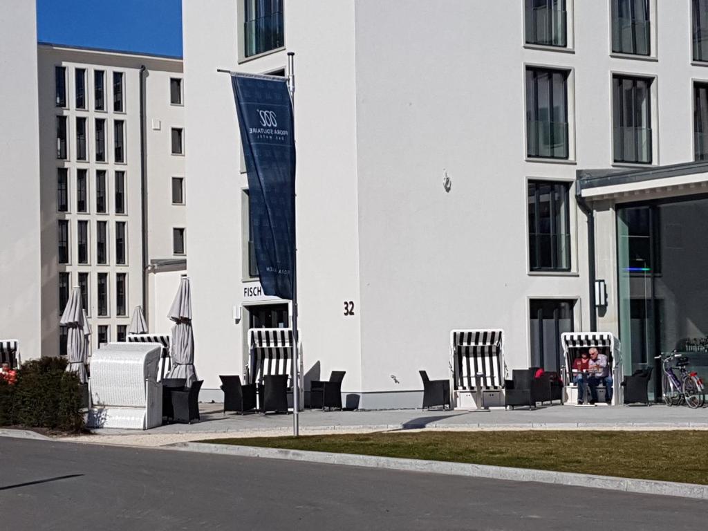 Budova, kde se aparthotel nachází