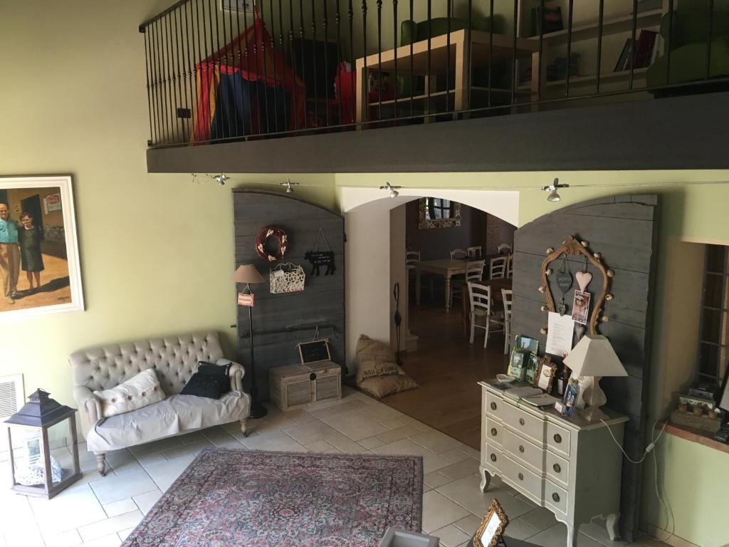 Posezení v ubytování Agriturismo Corte Rocca