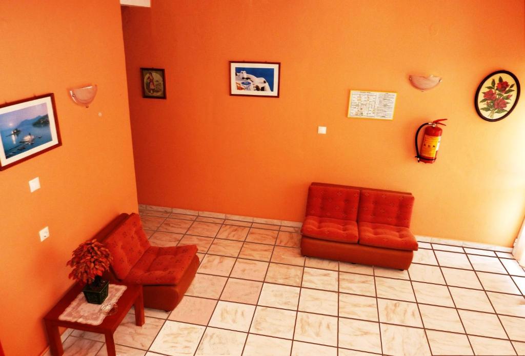 Posezení v ubytování Hotel Perama