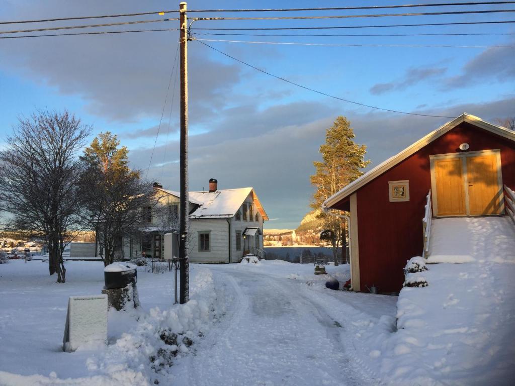 Höglunda Gård B&B Lantgård v zimě